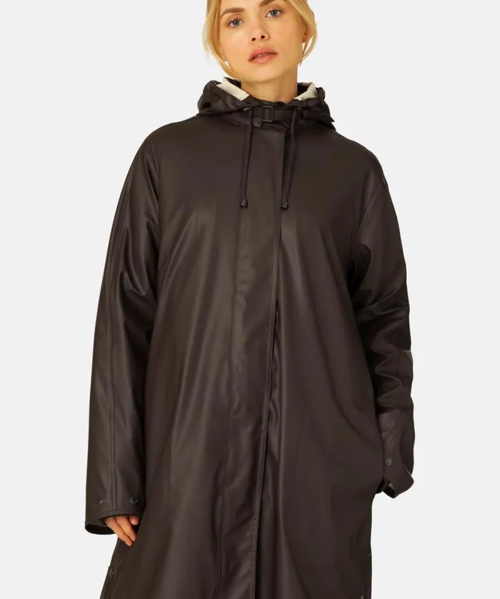 Women Raincoats Ilse Jacobsen Raincoat 8211 Ganache Women Raincoats Ilse Jacobsen Raincoat 8211 Ganache