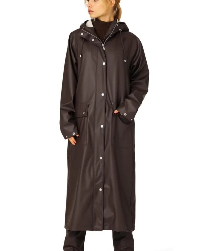 Women Raincoats Ilse Jacobsen Raincoat 8211 Ganache Women Raincoats Ilse Jacobsen Raincoat 8211 Ganache