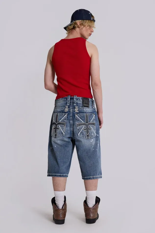 Women Rock Revival Axel Colossus Jorts Jaded London Jeans