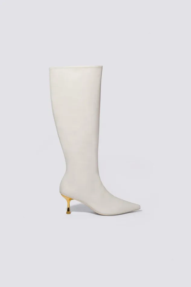 Women Sam Boot Ivory Jonathan Simkhai Footwear