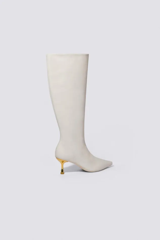 Women Sam Boot Ivory Jonathan Simkhai Footwear