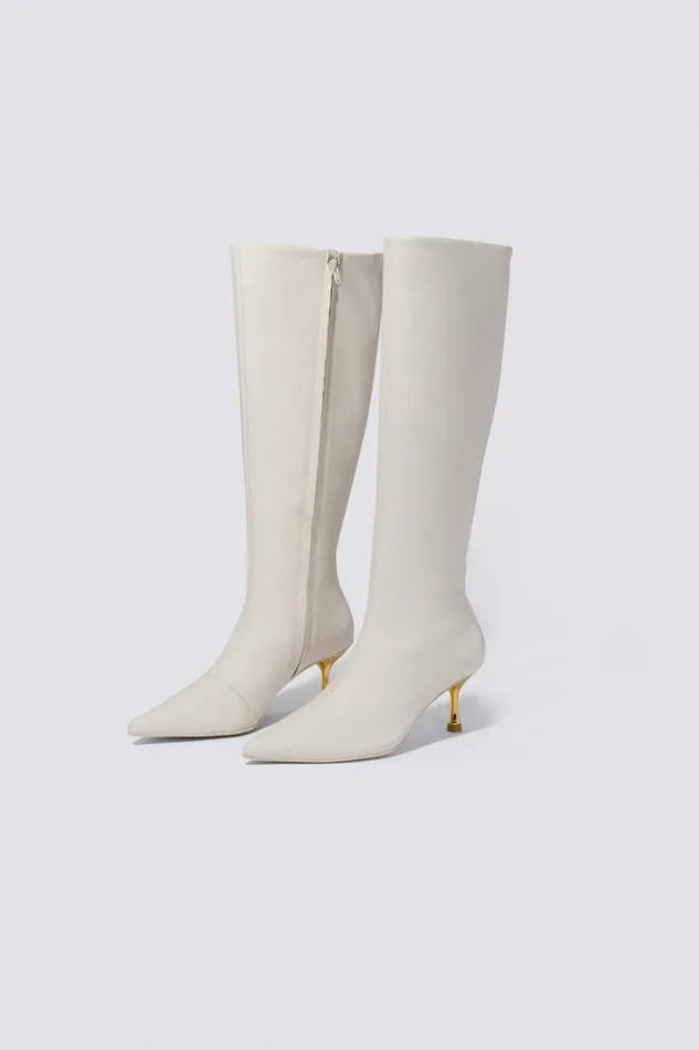 Women Sam Boot Ivory Jonathan Simkhai Footwear