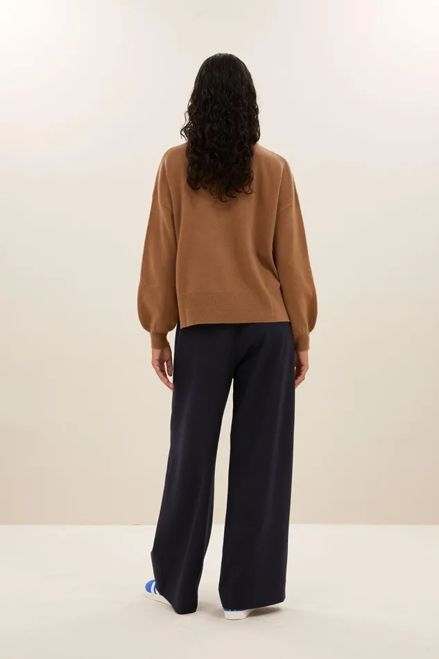 Women Sammie Pullover Camel Bybar Pullovers