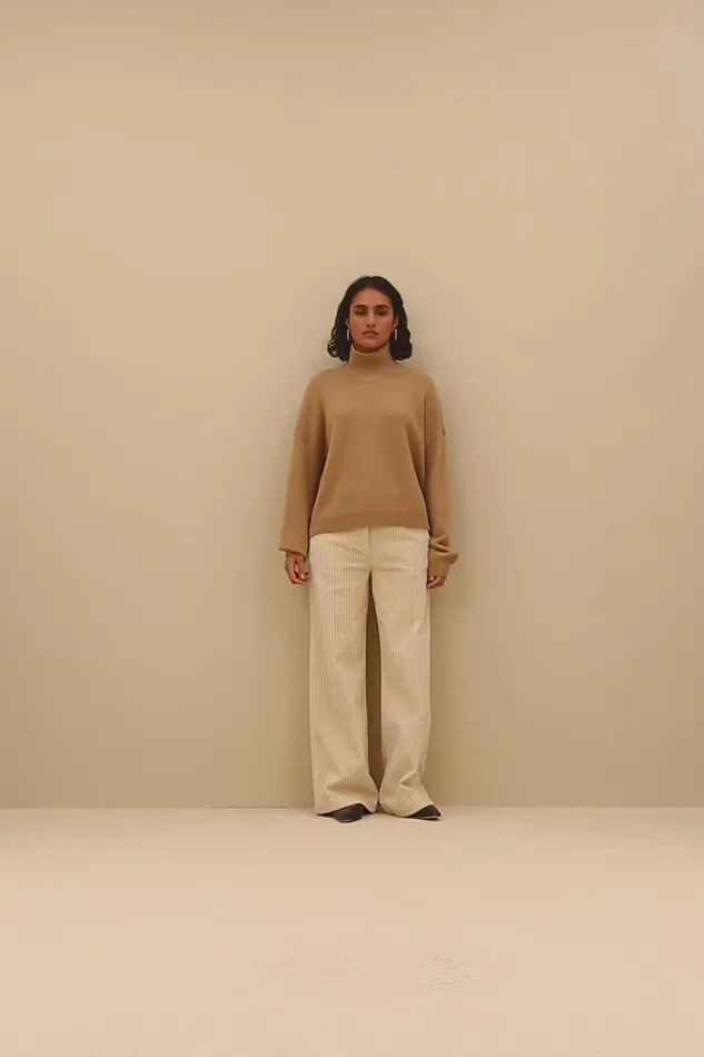 Women Sammie Pullover Camel Bybar Pullovers