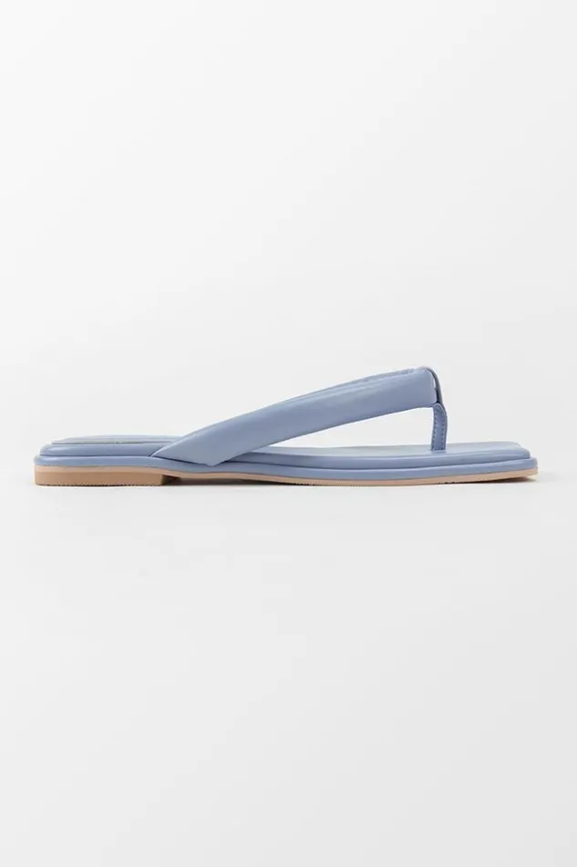 Women Sandals Cupshe Sweetpea Blue Thong Sandals Blue
