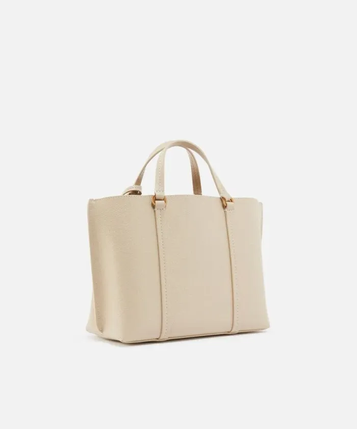 Women Shopping Bags Pinko Large Tumbled Leather Shopper Bag Beigesmoke Greyantiquegold Women Shopping Bags Pinko Large Tumbled Leather Shopper Bag Beigesmoke Greyantiquegold