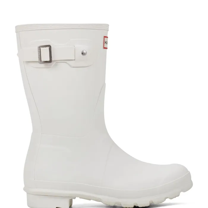 Women Short and Ankle Boots Hunter Boots Original Short Rain Boots Ivory