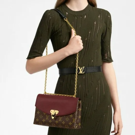 Women Shoulder and Totes Louis Vuitton Louis Vuitton Saint Placide Black M43714 Cherry M43713 Burgundy M43715 8211 Louis Vuitton Handbag Store