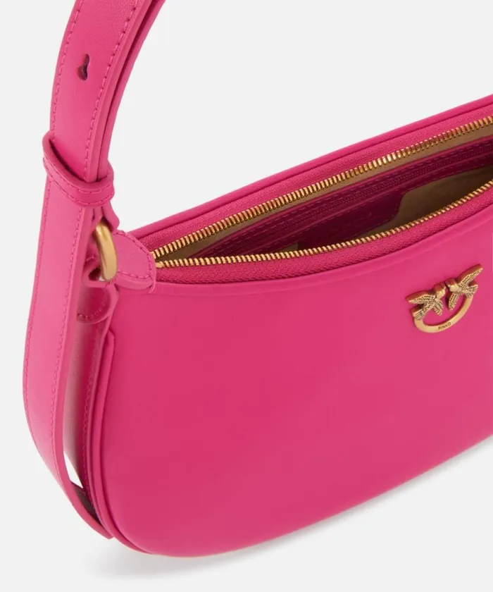 Women Shoulder Bags Pinko Mini LoveBag Half Moon Simply Pinko Pinkantique Gold Women Shoulder Bags Pinko Mini LoveBag Half Moon Simply Pinko Pinkantique Gold