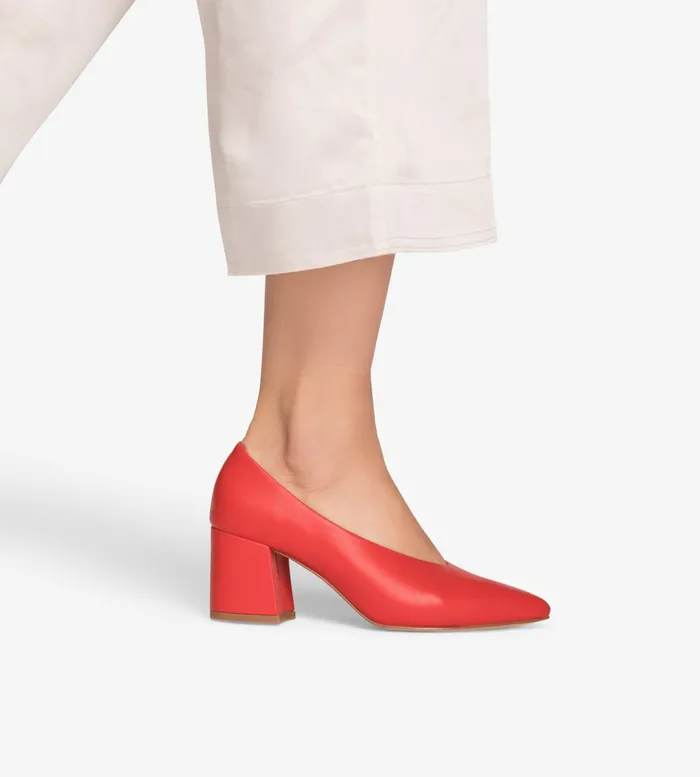 Women Sibyl Vegan Block Heels Ruby Matt and Nat Heels