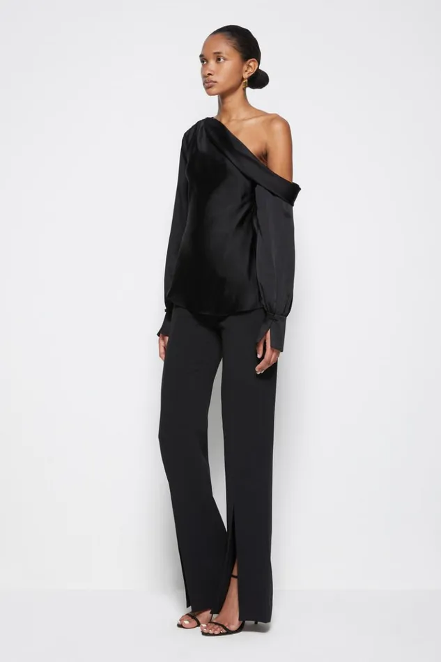 Women Signature Alice Top Black Jonathan Simkhai Tops and Bodysuits