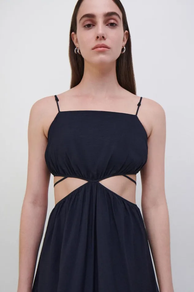 Women Signature Amora Coverup Dress Black Jonathan Simkhai Dresses and Jumpsuits