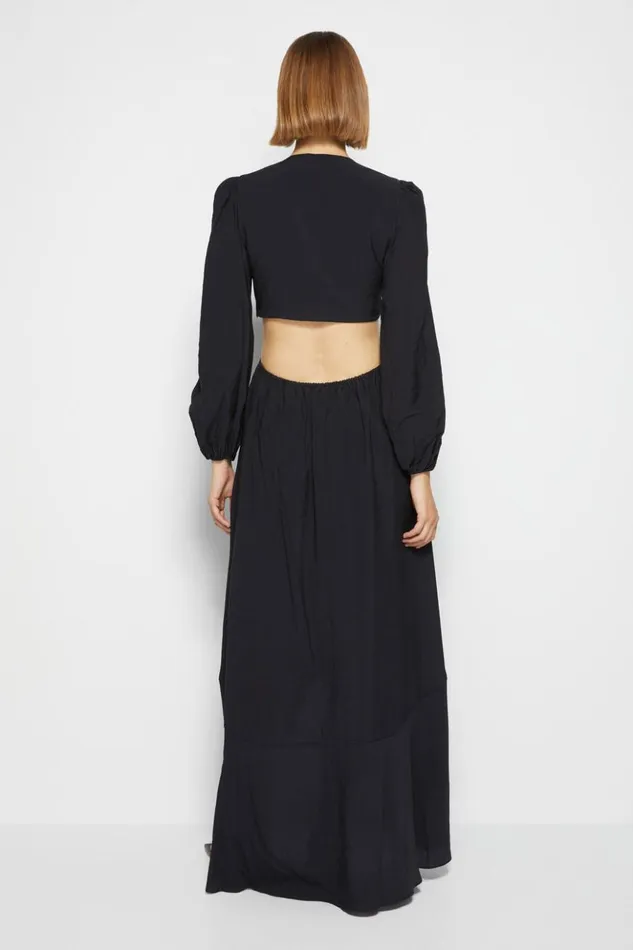 Women Signature Jaelynn Coverup Dress Black Jonathan Simkhai Dresses and Jumpsuits