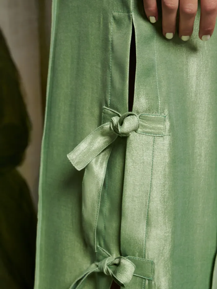 Women Sister Jane Bottoms Ghospell Arya Midi Skirt Pistachio Green