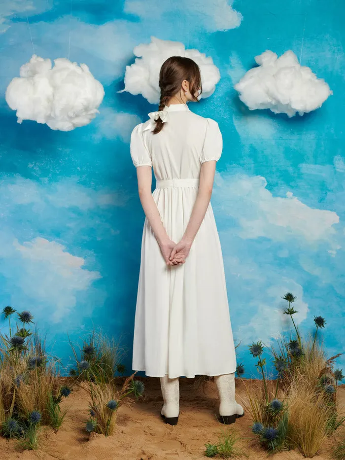 Women Sister Jane Dresses Cody Cording Midi Dress Pearl White