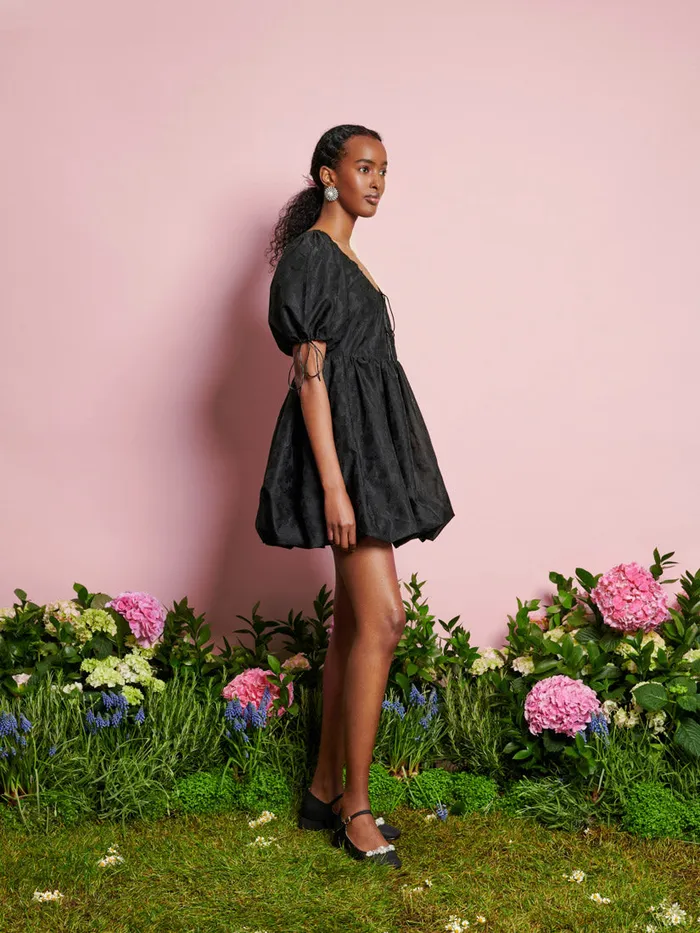 Women Sister Jane Dresses DREAM Coco Organza Mini Dress Coal Black