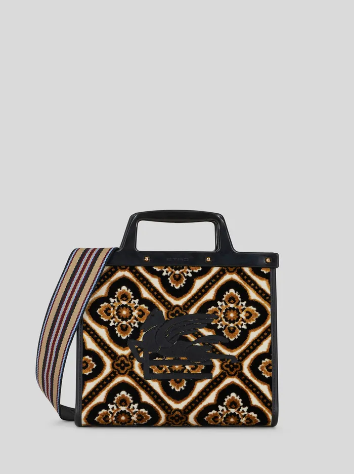 Women Small Jacquard Love Trotter Bag Etro Shopping Bags