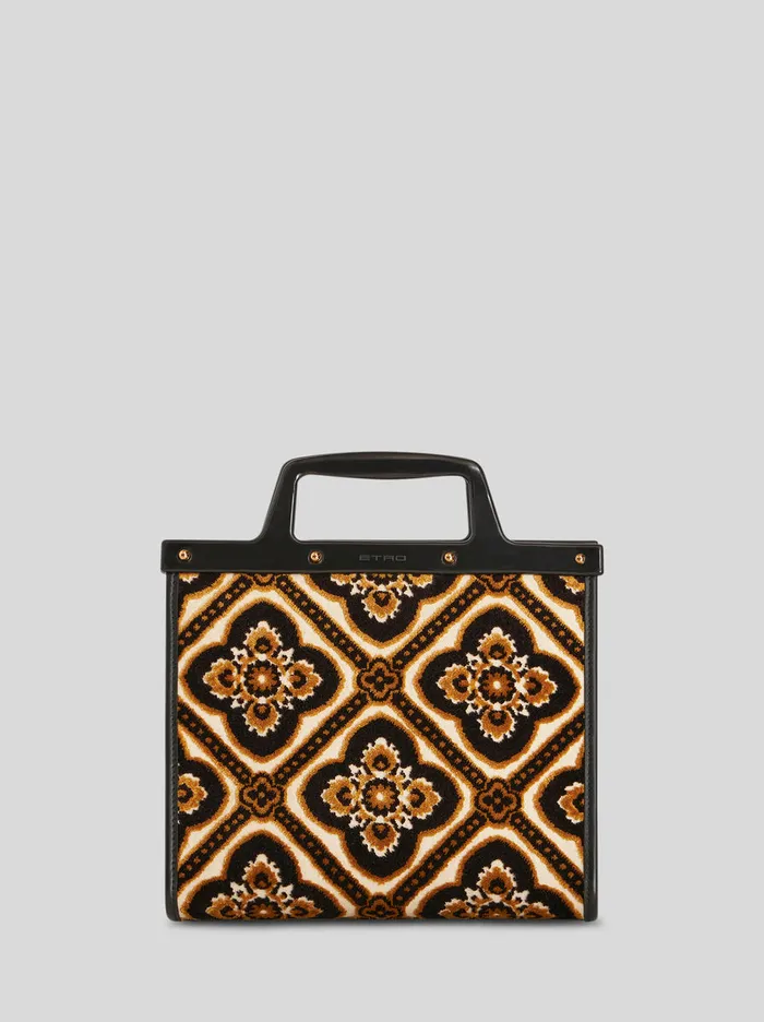 Women Small Jacquard Love Trotter Bag Etro Shopping Bags