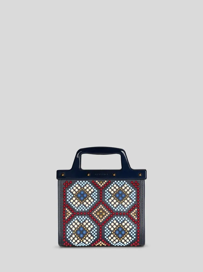 Women Small Love Trotter Bag With Studs Etro Shopping Bags