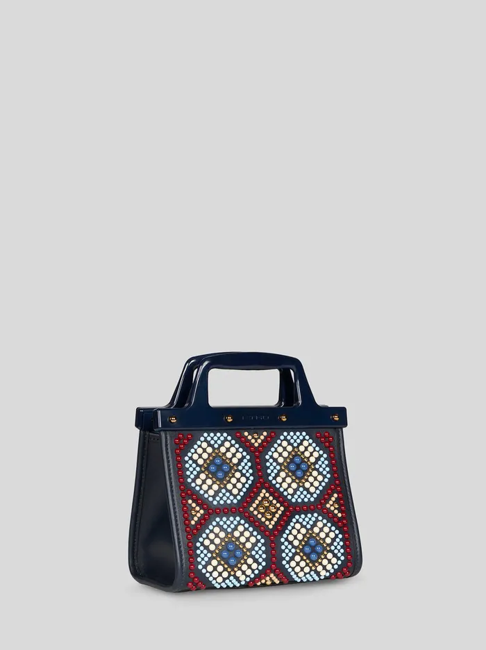 Women Small Love Trotter Bag With Studs Etro Shopping Bags