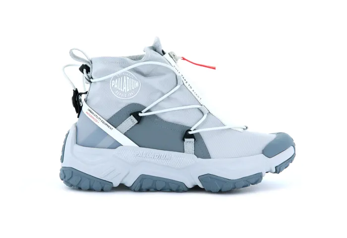 Women Sneakers PALLADIUM OFFGRID HI ZIP WATERPROOF Glacier Grey