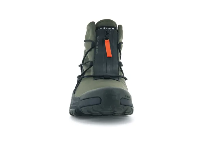Women Sneakers PALLADIUM OFFGRID HI ZIP WATERPROOF Olive Night Women Sneakers PALLADIUM OFFGRID HI ZIP WATERPROOF Olive Night