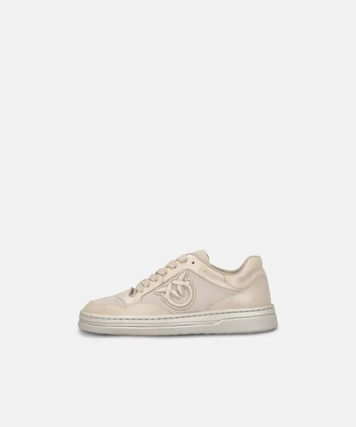 Women Sneakers Pinko Laminated Suede Sneakers Peach Women Sneakers Pinko Laminated Suede Sneakers Peach