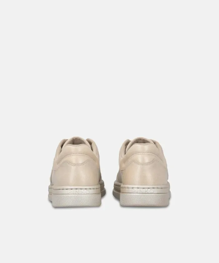 Women Sneakers Pinko Laminated Suede Sneakers Peach Women Sneakers Pinko Laminated Suede Sneakers Peach
