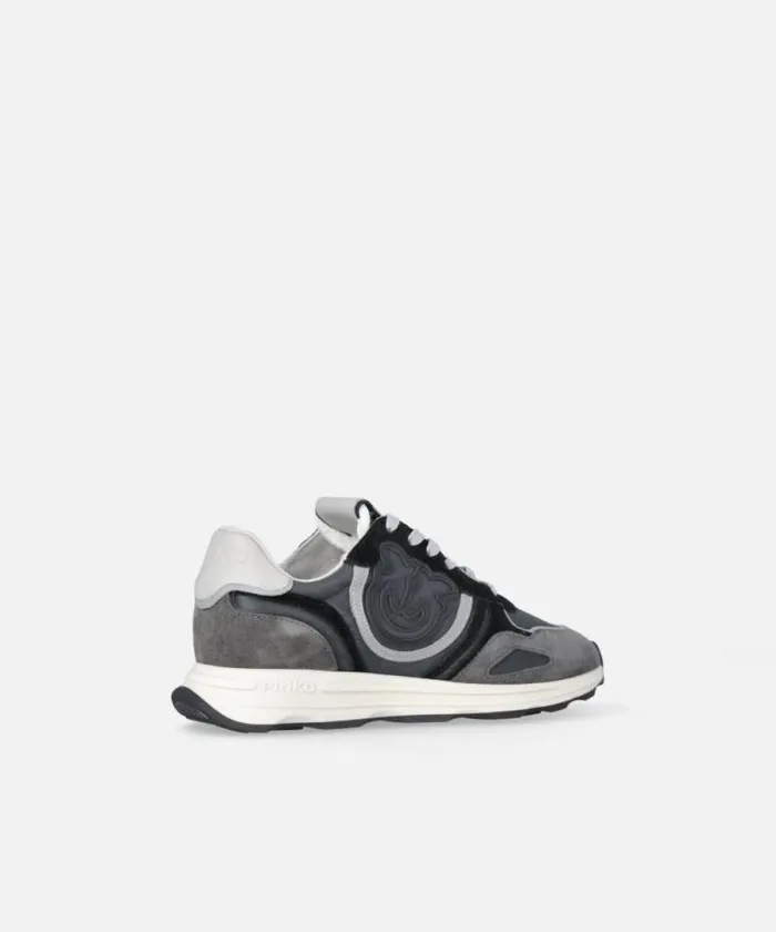 Women Sneakers Pinko Suede Sneakers With Logo Limo Black Women Sneakers Pinko Suede Sneakers With Logo Limo Black