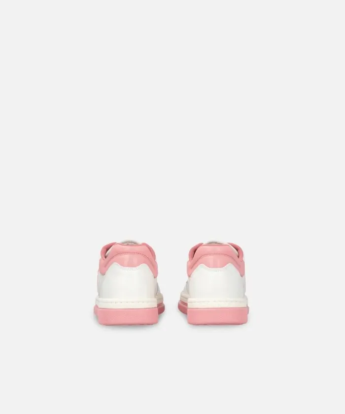 Women Sneakers Pinko Twotone Sneakers With Logo Embroidery Milkpink Women Sneakers Pinko Twotone Sneakers With Logo Embroidery Milkpink