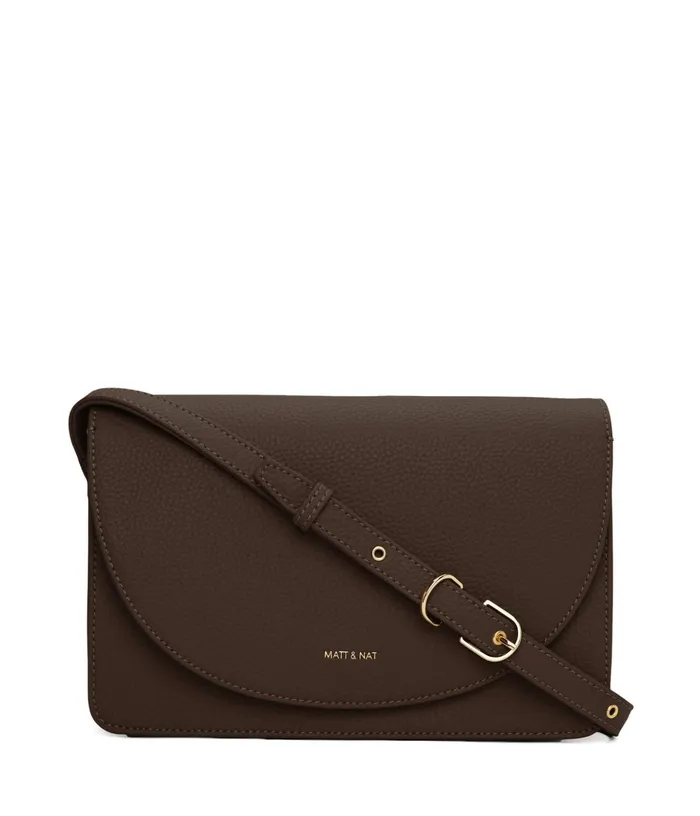 Women Sofi Vegan Crossbody Bag 8211 Purity Chocolate Matt and Nat Crossbody