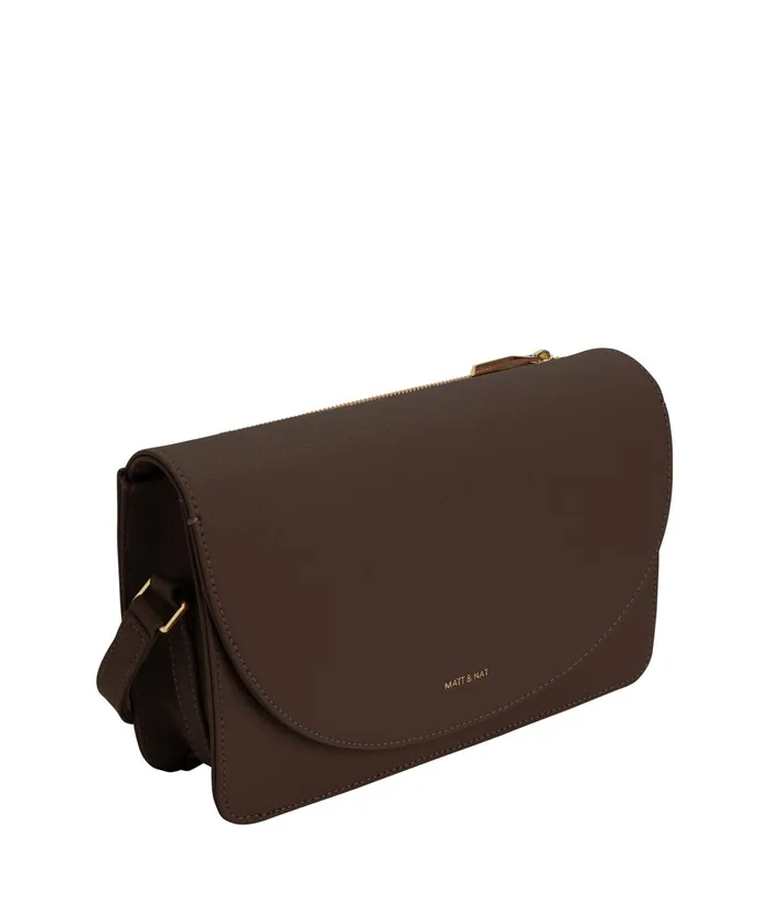 Women Sofi Vegan Crossbody Bag 8211 Purity Chocolate Matt and Nat Crossbody