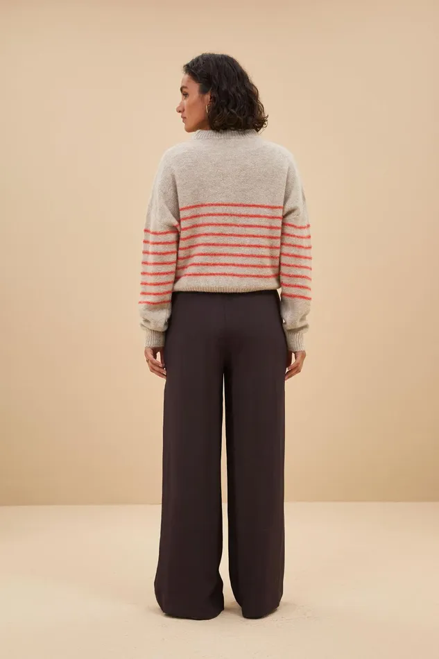 Women Sonny Stripe Pullover Lipstick Bybar Pullovers