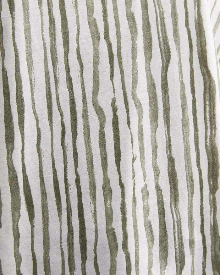 Women Sportscraft Tops and Tees Tina Stripe Mercerised Tee Whitekhaki