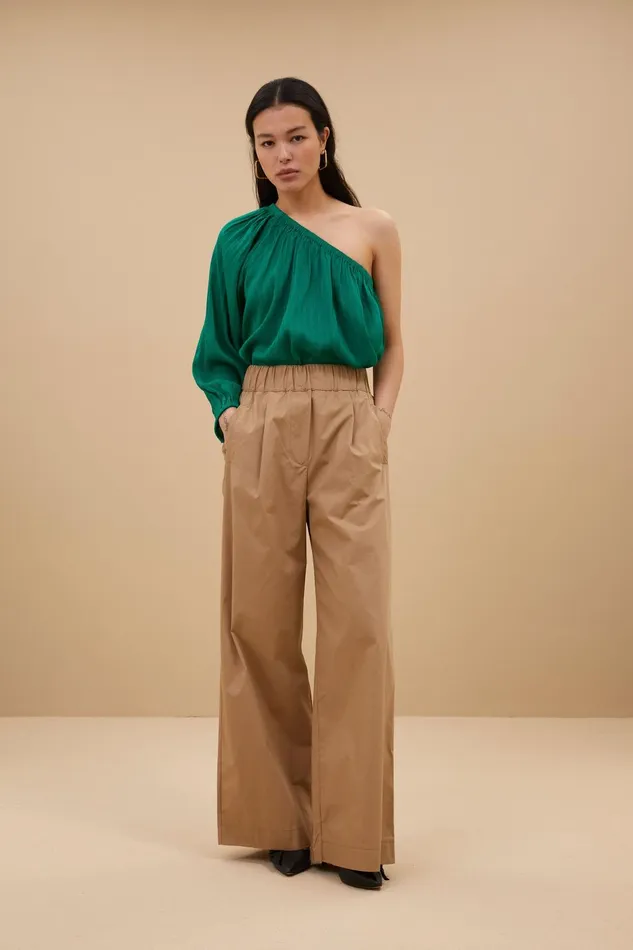 Women Stella Blouse Bright Green Bybar Blouses Women Stella Blouse Bright Green Bybar Blouses