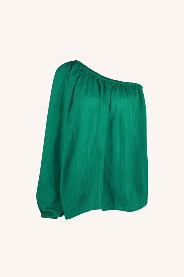 Women Stella Blouse Bright Green Bybar Blouses Women Stella Blouse Bright Green Bybar Blouses
