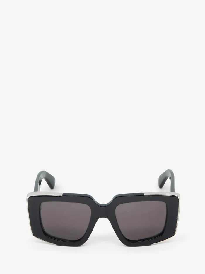 Women Sunglasses Alexander McQueen The Grip Geometrical Sunglasses Blacksmoke Women Sunglasses Alexander McQueen The Grip Geometrical Sunglasses Blacksmoke