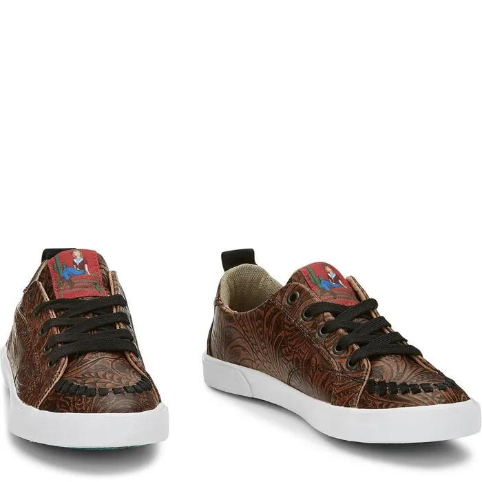 WOMEN Susie Floral Brown Justin Boots Casuals