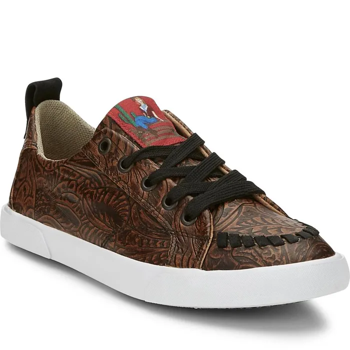 WOMEN Susie Floral Brown Justin Boots Casuals