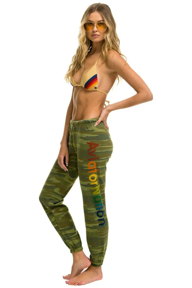 Women Sweatpants Aviator Nation Sweatpants 8211 Camo