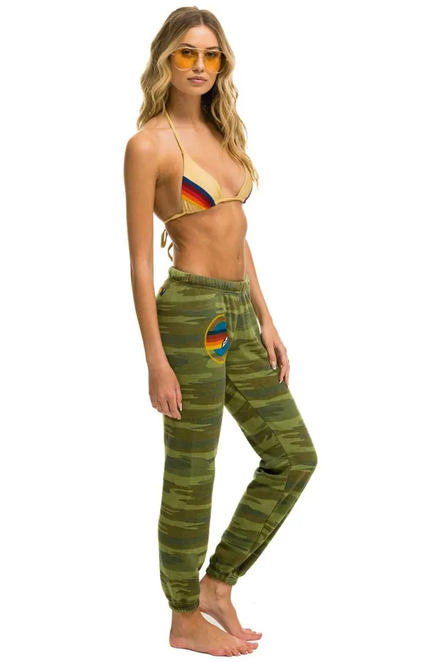 Women Sweatpants Aviator Nation Sweatpants 8211 Camo