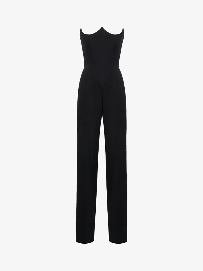 Women Tailoring Alexander McQueen Peak Corset AllInOne Black