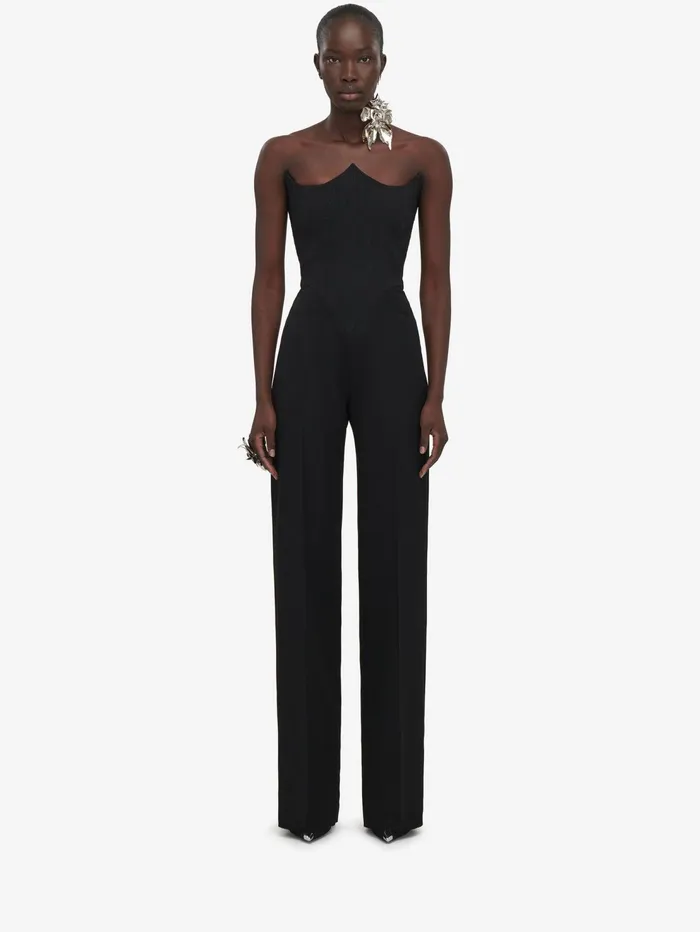 Women Tailoring Alexander McQueen Peak Corset AllInOne Black
