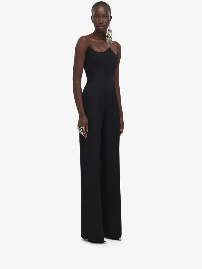 Women Tailoring Alexander McQueen Peak Corset AllInOne Black