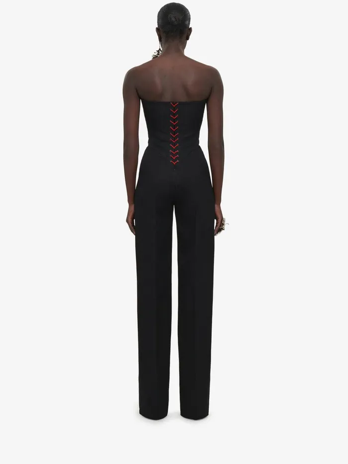 Women Tailoring Alexander McQueen Peak Corset AllInOne Black