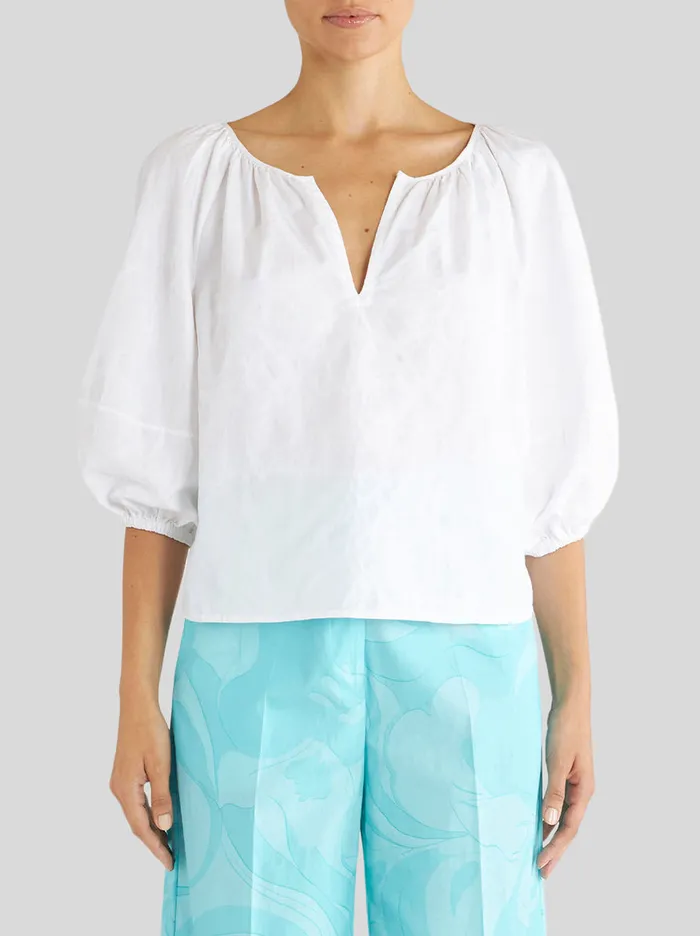 Women Top With Balloon Sleeve Etro Tops