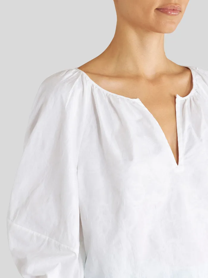 Women Top With Balloon Sleeve Etro Tops