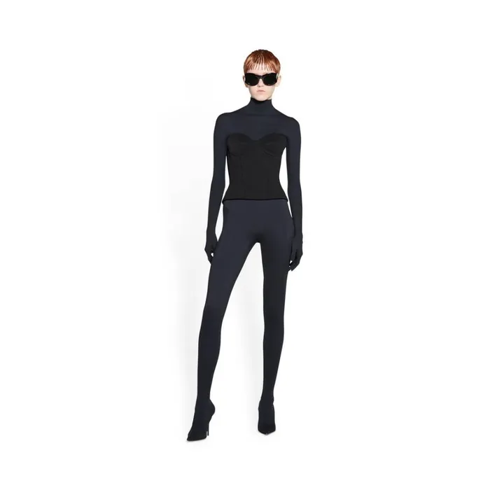 Women Tops and Shirts Balenciaga Bustier Top In Black