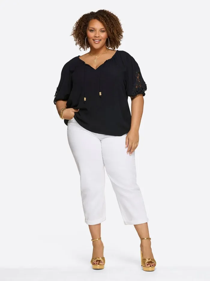 Women Tops and Tees Jessica Simpson Eloise Blouse In Night Sky