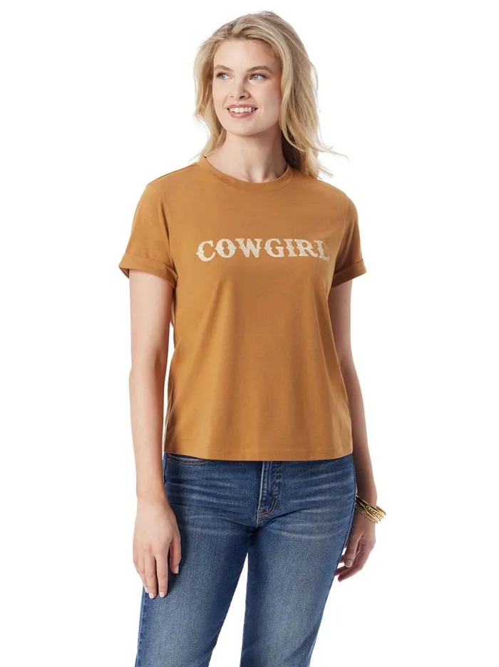 Women Tops and Tees Jessica Simpson Ike Tee In Bone Brown